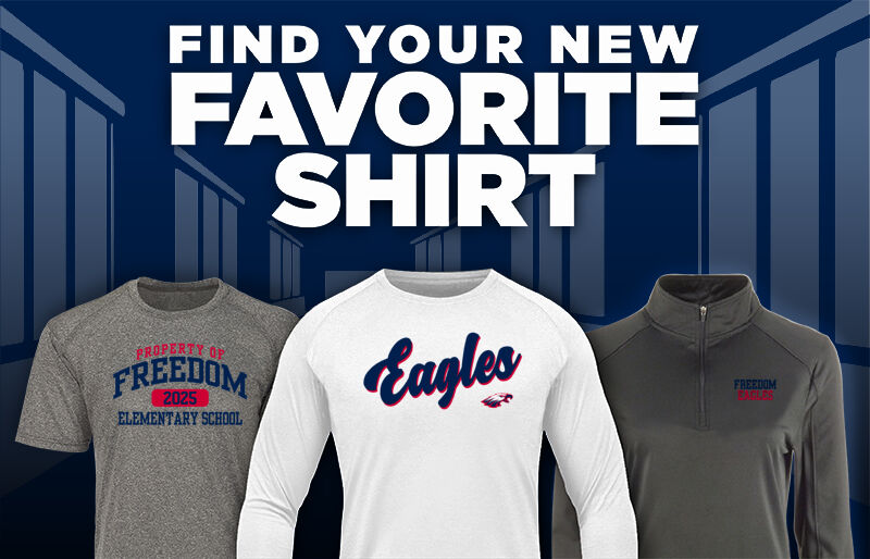 Freedom Eagles Find Your Favorite Shirt - Dual Banner