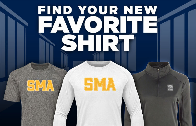 St. Monica  Crusaders Find Your Favorite Shirt - Dual Banner