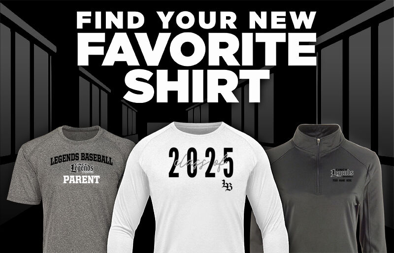 Legends Baseball Legends Find Your Favorite Shirt - Dual Banner
