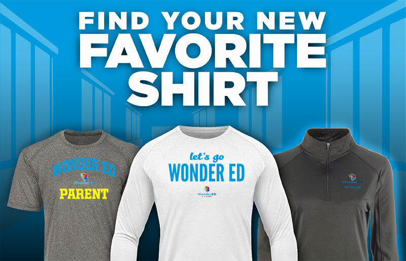 Wonder ED K-12 Academy Find Your Favorite Shirt - Dual Banner