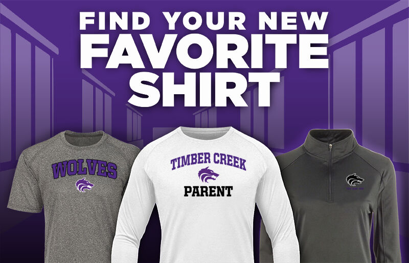 Timber Creek Wolves Find Your Favorite Shirt - Dual Banner