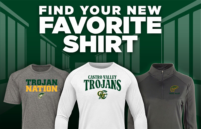Castro Valley Trojans Find Your Favorite Shirt - Dual Banner