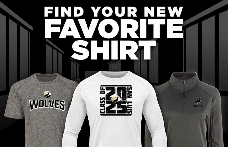 San Luis  Wolves Find Your Favorite Shirt - Dual Banner