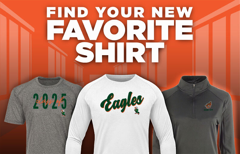 Adams City Eagles Find Your Favorite Shirt - Dual Banner