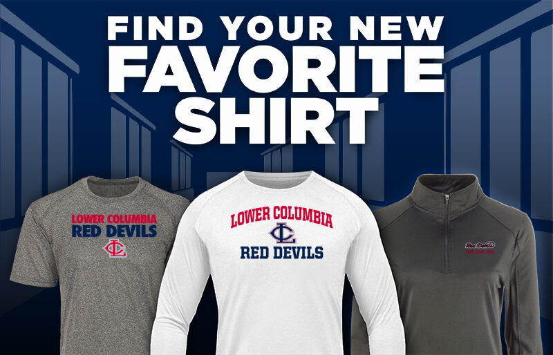 Lower Columbia Red Devils Find Your Favorite Shirt - Dual Banner