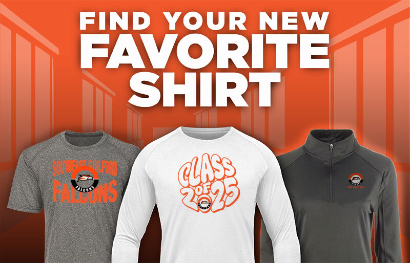 Southeast Guilford Falcons Find Your Favorite Shirt - Dual Banner