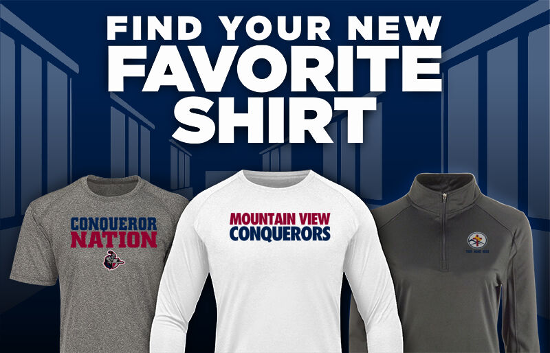 Mountain View Conquerors Find Your Favorite Shirt - Dual Banner