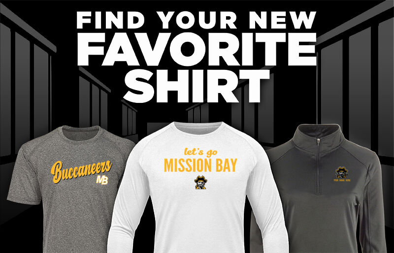 Mission Bay Buccaneers Find Your Favorite Shirt - Dual Banner