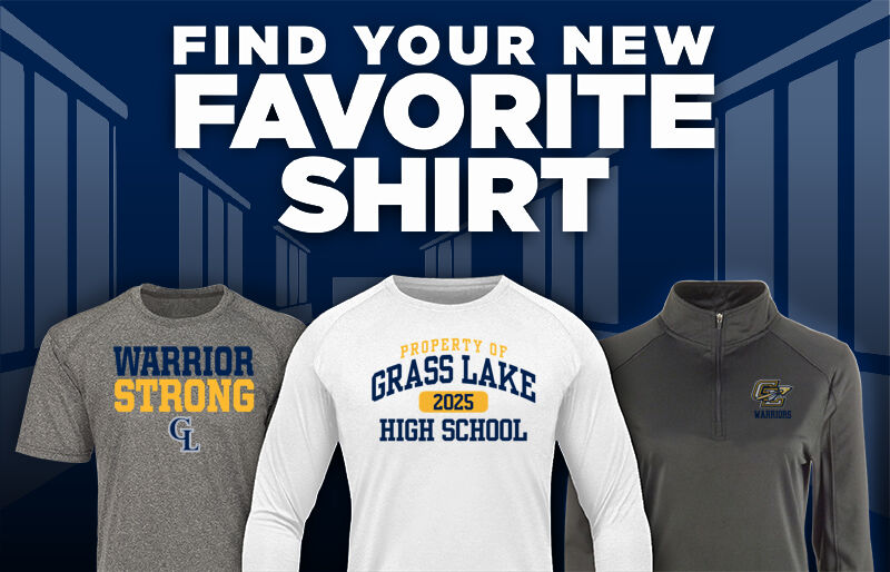 Grass Lake Warriors Find Your Favorite Shirt - Dual Banner