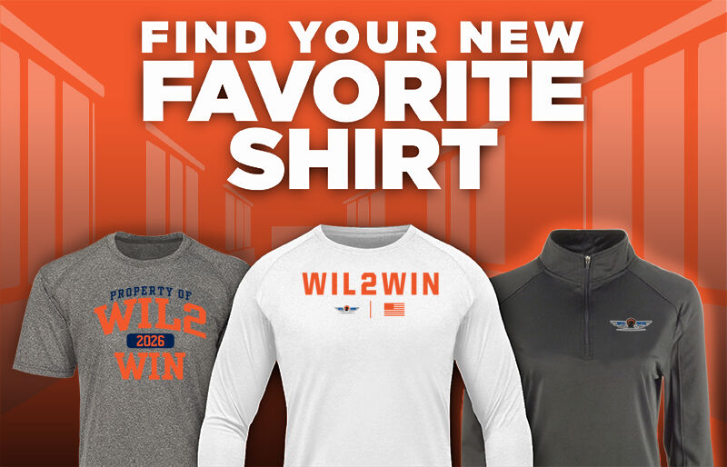Wil2win  Find Your Favorite Shirt - Dual Banner