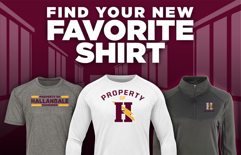 Hallandale Chargers Find Your Favorite Shirt - Dual Banner