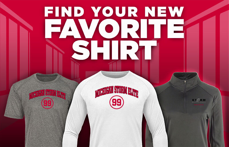 Michigan Storm Elite  Basketball Find Your Favorite Shirt - Dual Banner