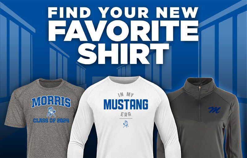 Morris Mustangs Find Your Favorite Shirt - Dual Banner