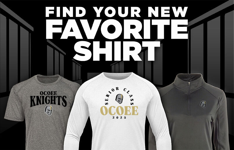 Ocoee Knights Find Your Favorite Shirt - Dual Banner