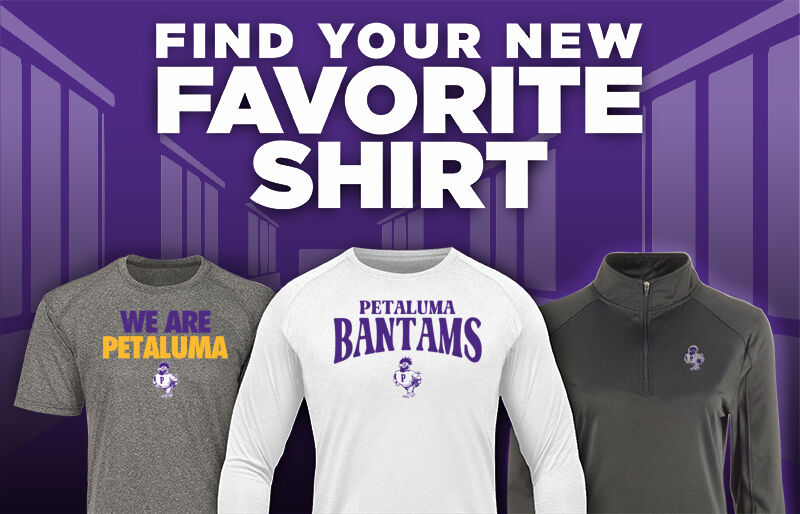 Petaluma  Bantams Find Your Favorite Shirt - Dual Banner