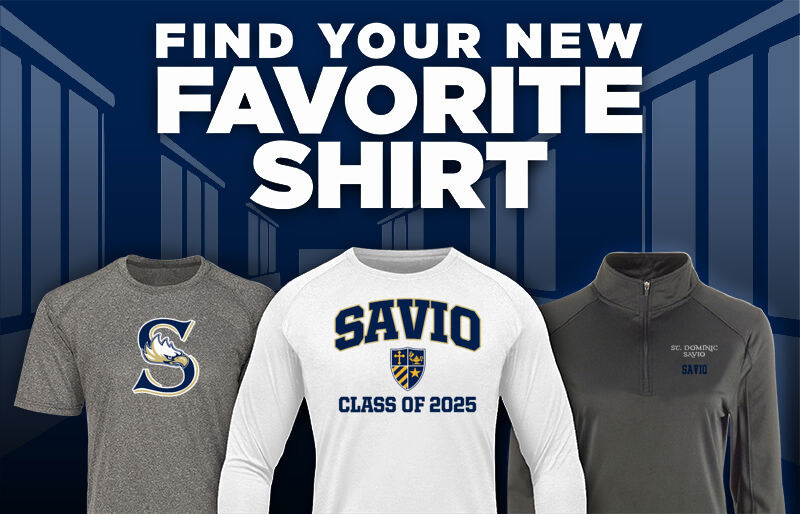 St. Dominic Savio Catholic School Find Your Favorite Shirt - Dual Banner