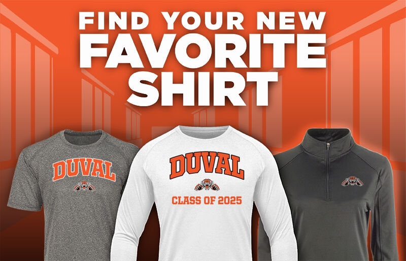 Duval  Tigers Find Your Favorite Shirt - Dual Banner