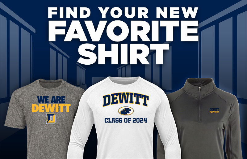 Dewitt  Panthers Find Your Favorite Shirt - Dual Banner