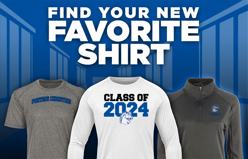 Portage Christian Pacers Find Your Favorite Shirt - Dual Banner