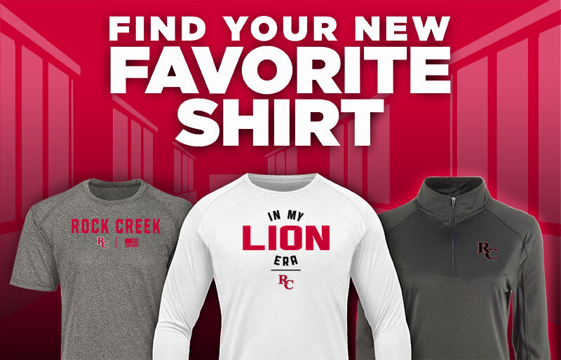 Rock Creek Lions Find Your Favorite Shirt - Dual Banner