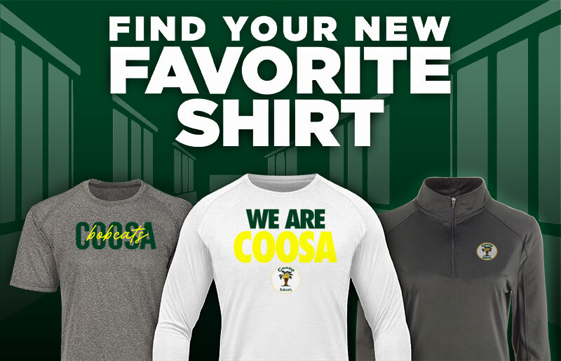 Coosa Bobcats Find Your Favorite Shirt - Dual Banner
