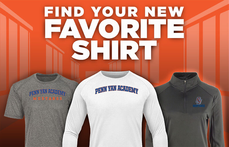 Penn Yan Academy Mustangs Find Your Favorite Shirt - Dual Banner