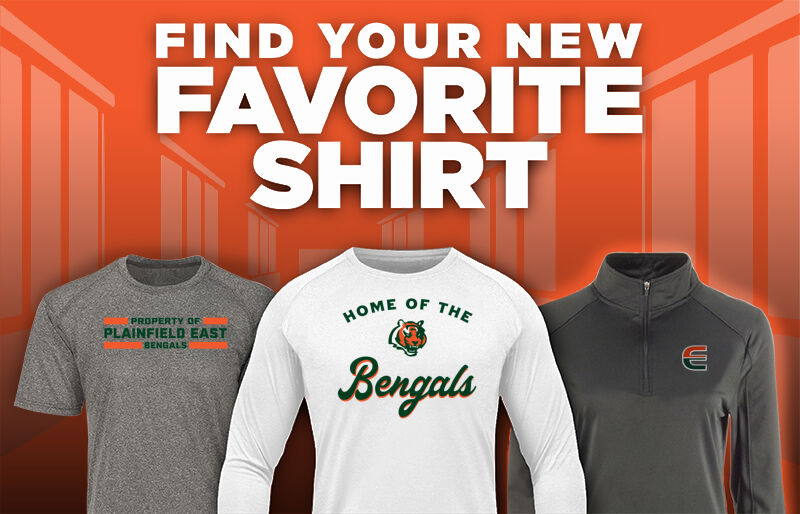 Plainfield East Bengals Find Your Favorite Shirt - Dual Banner