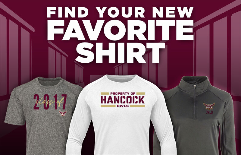 Hancock Owls Find Your Favorite Shirt - Dual Banner