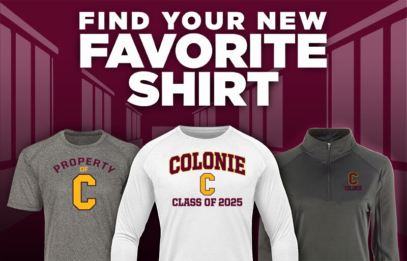 Colonie Sideline Store Find Your Favorite Shirt - Dual Banner