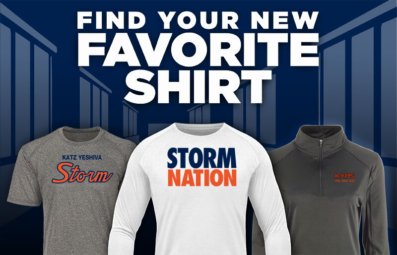 Katz Yeshiva Storm Find Your Favorite Shirt - Dual Banner