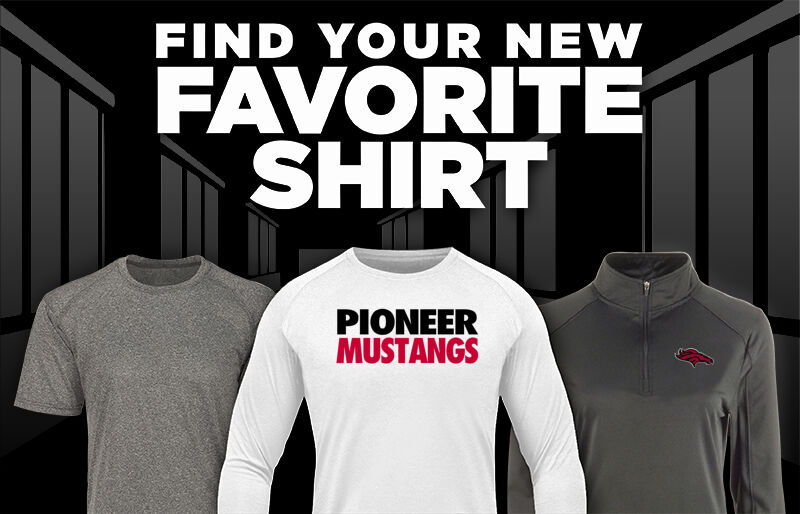 Pioneer  Mustangs Find Your Favorite Shirt - Dual Banner