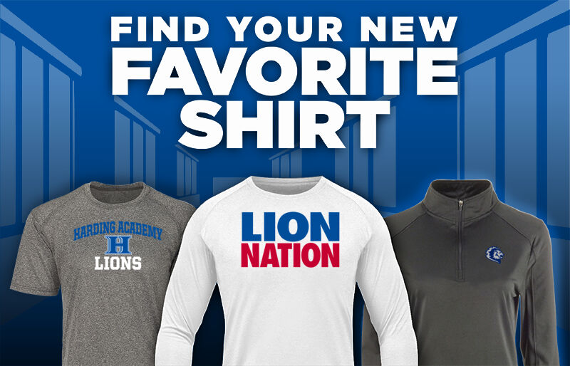 Harding Academy  Lions Find Your Favorite Shirt - Dual Banner