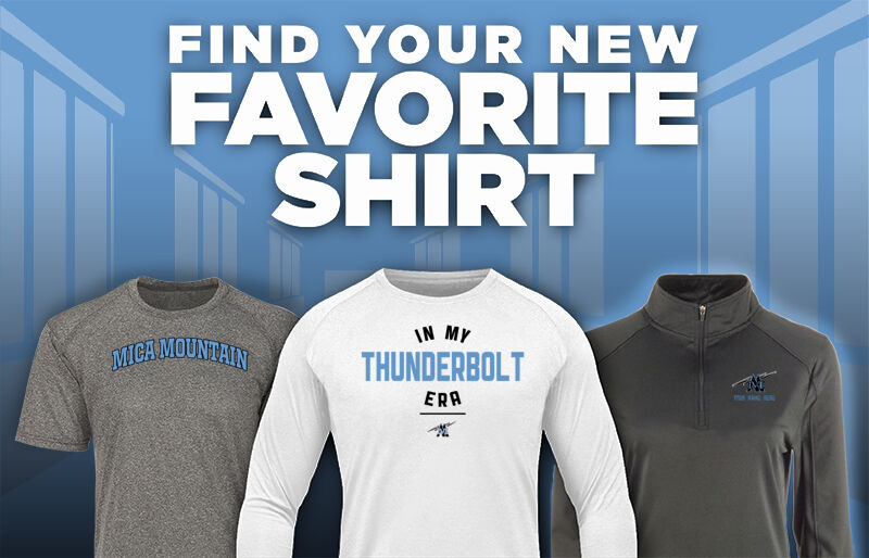 Mica Mountain High School Thunderbolts Find Your Favorite Shirt - Dual Banner