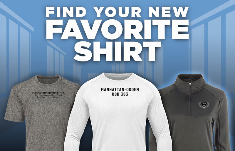 Manhattan-Ogden USD 383 Find Your Favorite Shirt - Dual Banner