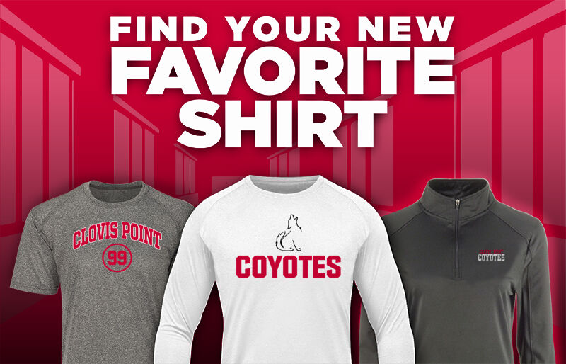 Clovis Point Coyotes Find Your Favorite Shirt - Dual Banner