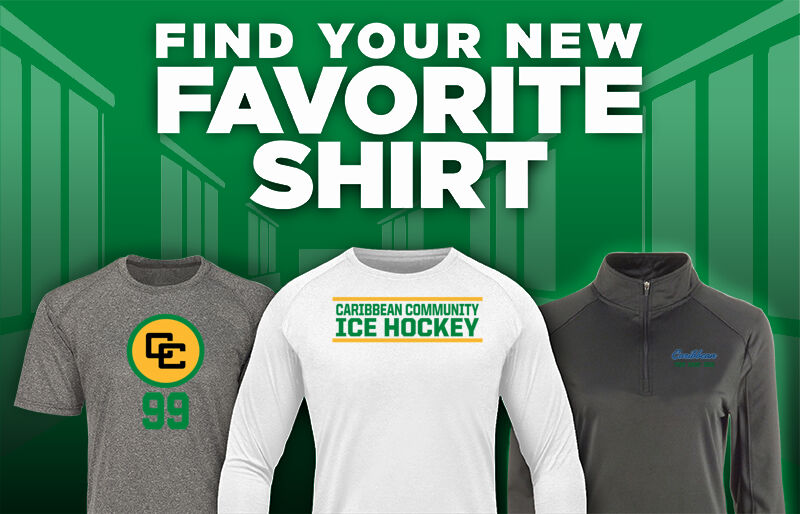 Caribbean Community Ice Hockey Find Your Favorite Shirt - Dual Banner