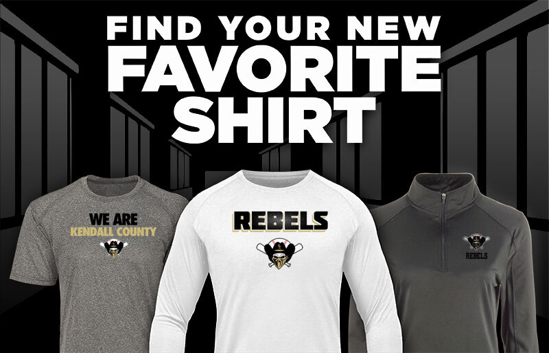 Kendall County Rebels Find Your Favorite Shirt - Dual Banner