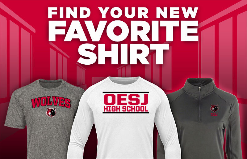 OESJ Wolves Wolves Find Your Favorite Shirt - Dual Banner