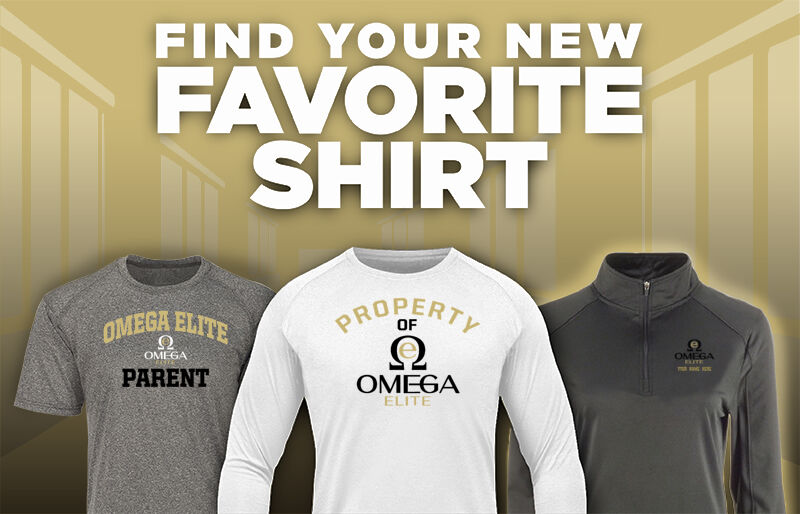 Omega Elite Cheer Find Your Favorite Shirt - Dual Banner