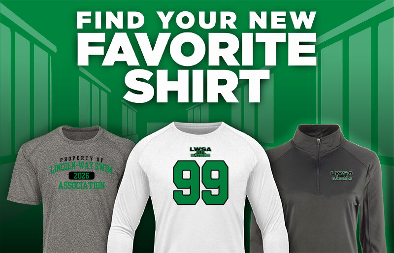 Lincoln-Way Swim Association Gators Find Your Favorite Shirt - Dual Banner