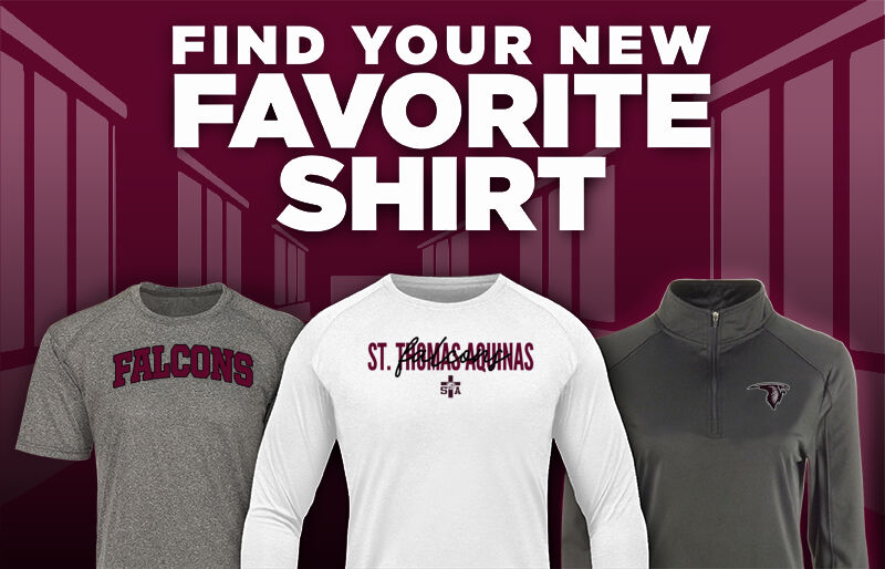 St. Thomas Aquinas Falcons Find Your Favorite Shirt - Dual Banner