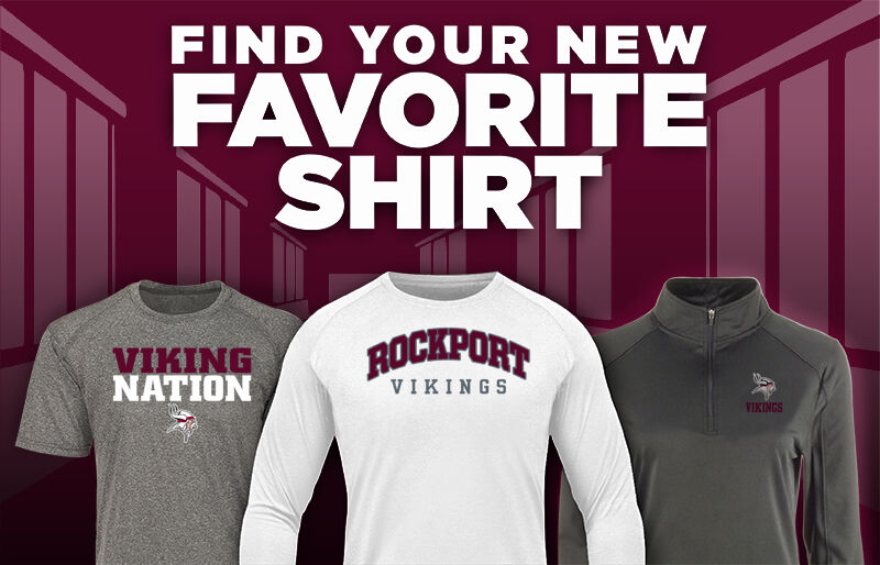 ROCKPORT HIGH SCHOOL VIKINGS Find Your Favorite Shirt - Dual Banner