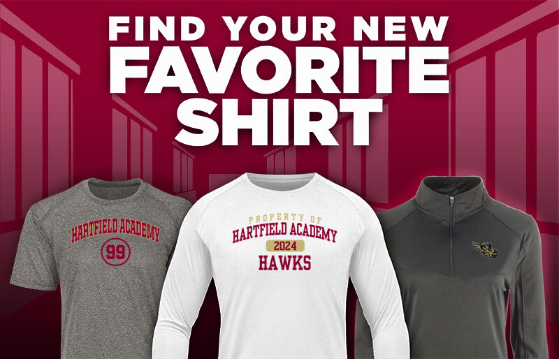HARTFIELD ACADEMY HAWKS Find Your Favorite Shirt - Dual Banner