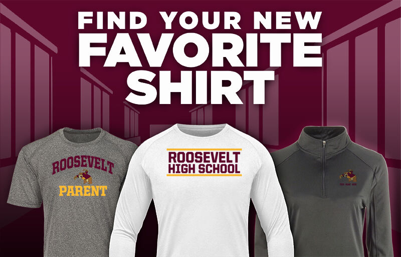 ROOSEVELT HIGH SCHOOL TEDDIES Find Your Favorite Shirt - Dual Banner