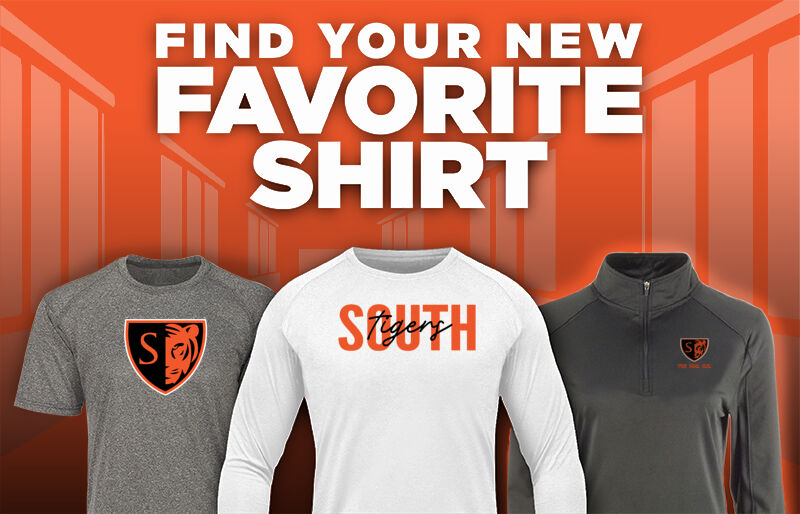 SOUTH HIGH SCHOOL TIGERS Find Your Favorite Shirt - Dual Banner