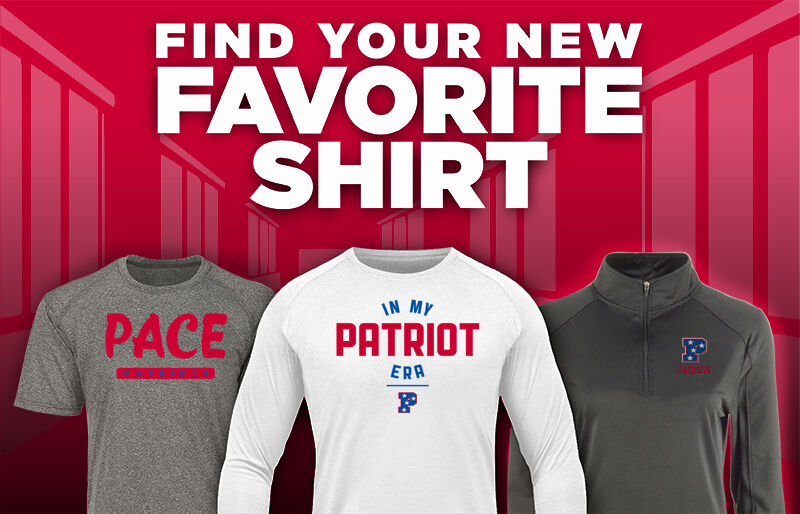 PACE HIGH SCHOOL PATRIOTS Find Your Favorite Shirt - Dual Banner