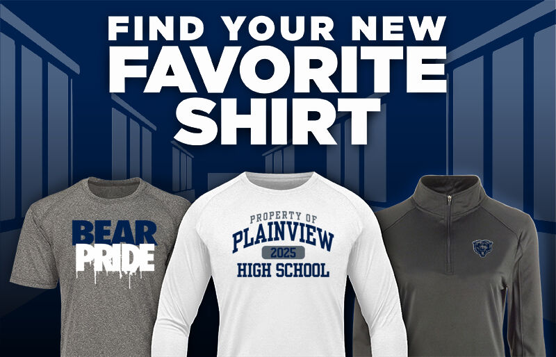 PLAINVIEW HIGH SCHOOL BEARS Find Your Favorite Shirt - Dual Banner