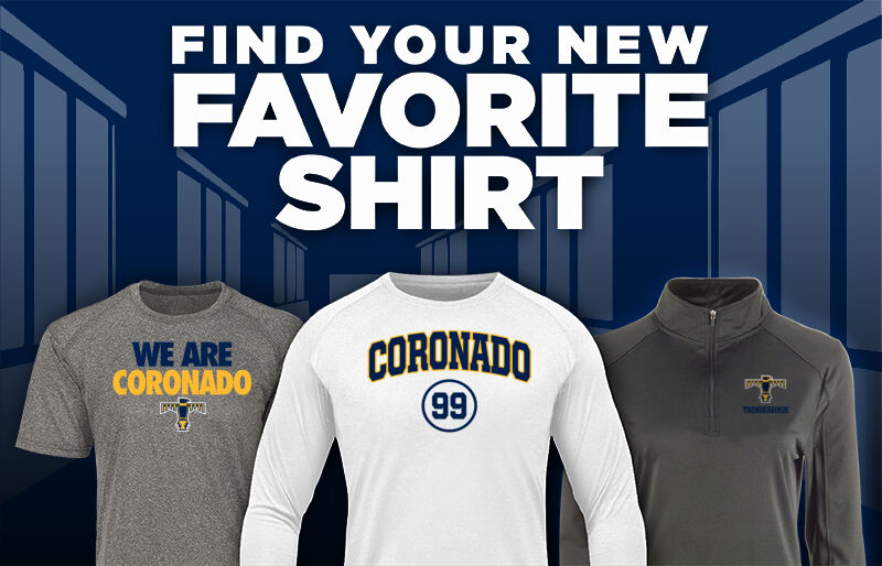 CORONADO HIGH SCHOOL THUNDERBIRDS Find Your Favorite Shirt - Dual Banner