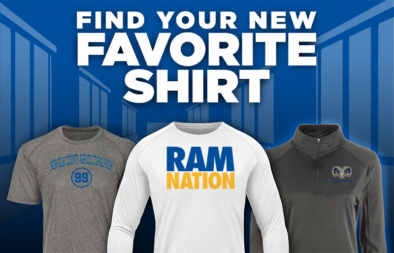 NORFOLK COUNTY AGRICULTURAL HIGH RAMS Find Your Favorite Shirt - Dual Banner