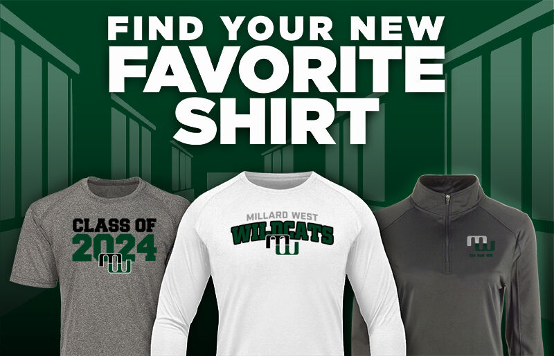 Millard West Wildcats Find Your Favorite Shirt - Dual Banner